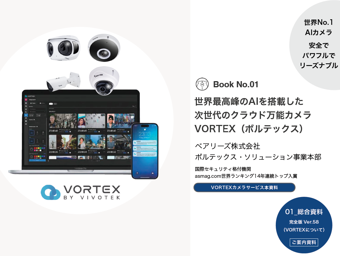 世界最高峰のAIカメラVORTEX 総合資料