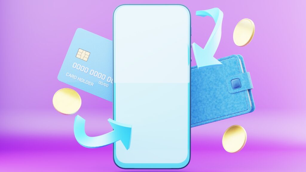 ネットバンキングのイラスト