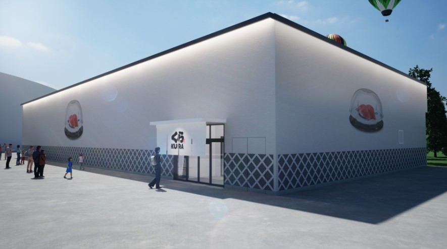 くら寿司の万博パビリオン外観イメージ（※パース画像はイメージであり、変更となる可能性があります。）