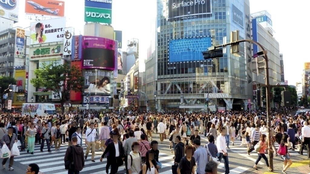 東京の渋谷交差点