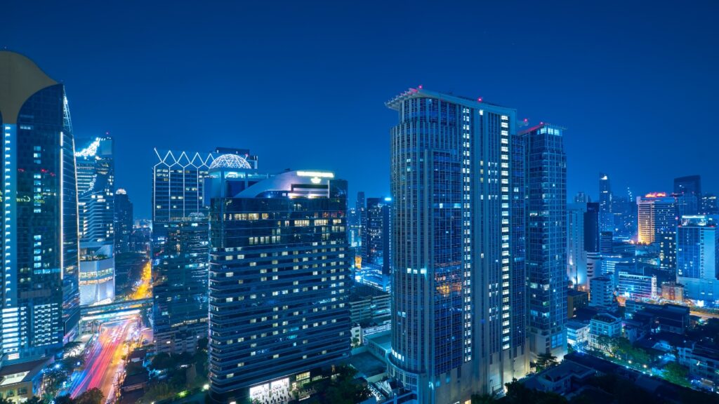 バンコクの夜景