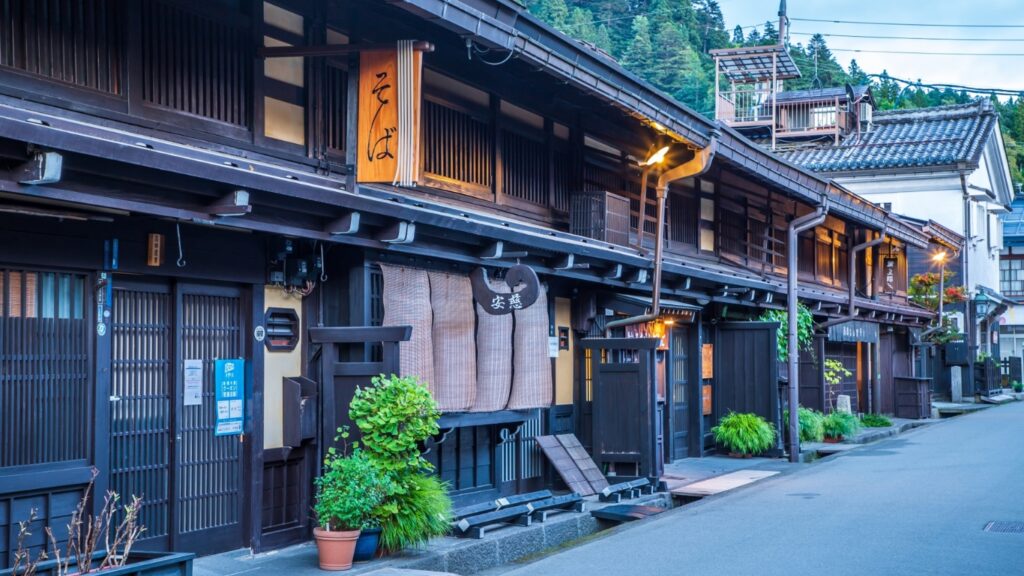 飛騨高山の古い町並み