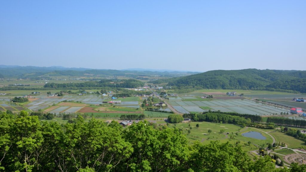 岩見沢公園からの眺め