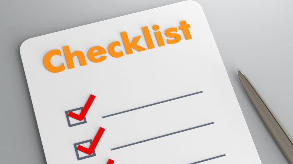 Checklist