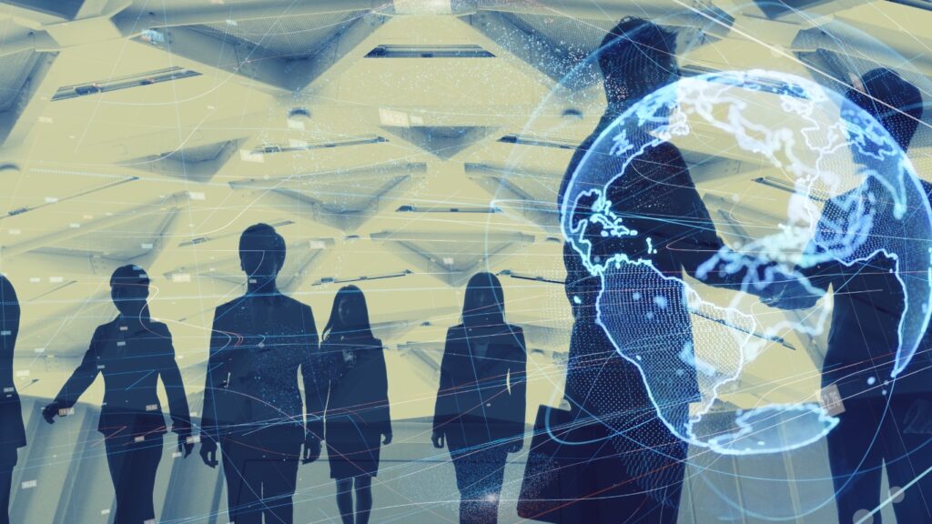 グローバルビジネスのコンセプト。ビジネスパーソンのグループ。