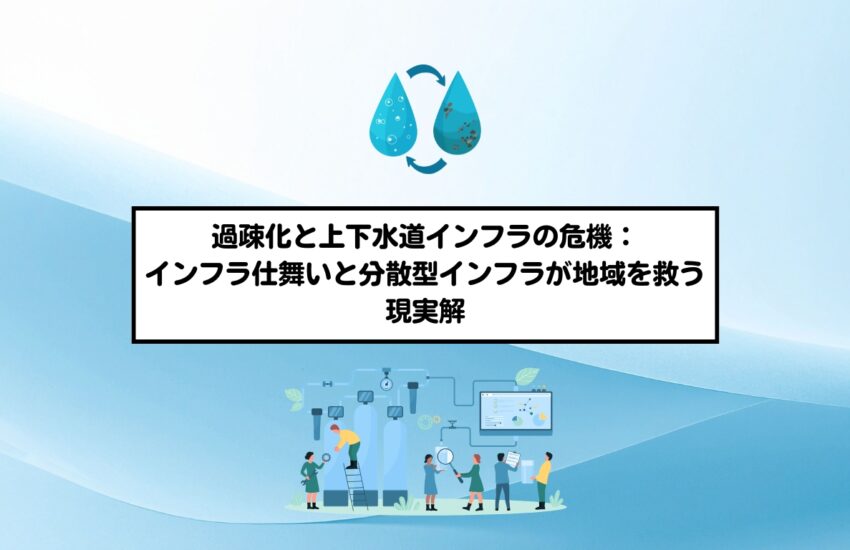 過疎化と上下水道インフラの危機：インフラ仕舞いと分散型インフラが地域を救う現実解