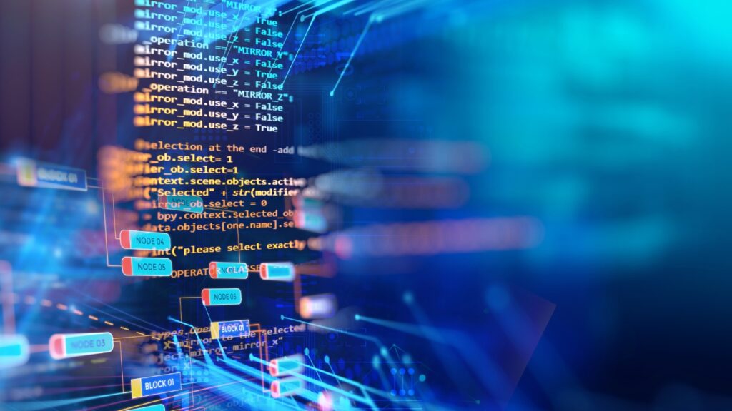 プログラミングコードのイメージ