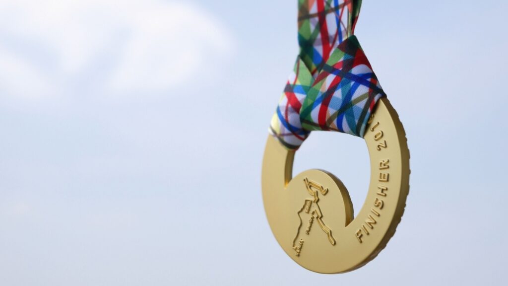 完走メダル