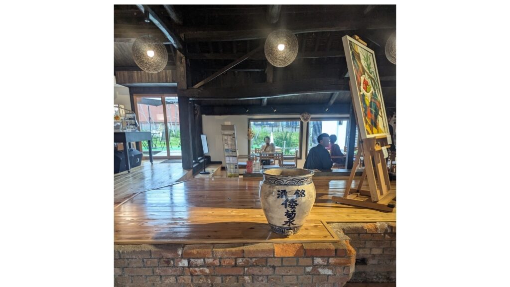 古民家カフェ「つるのこ」内部