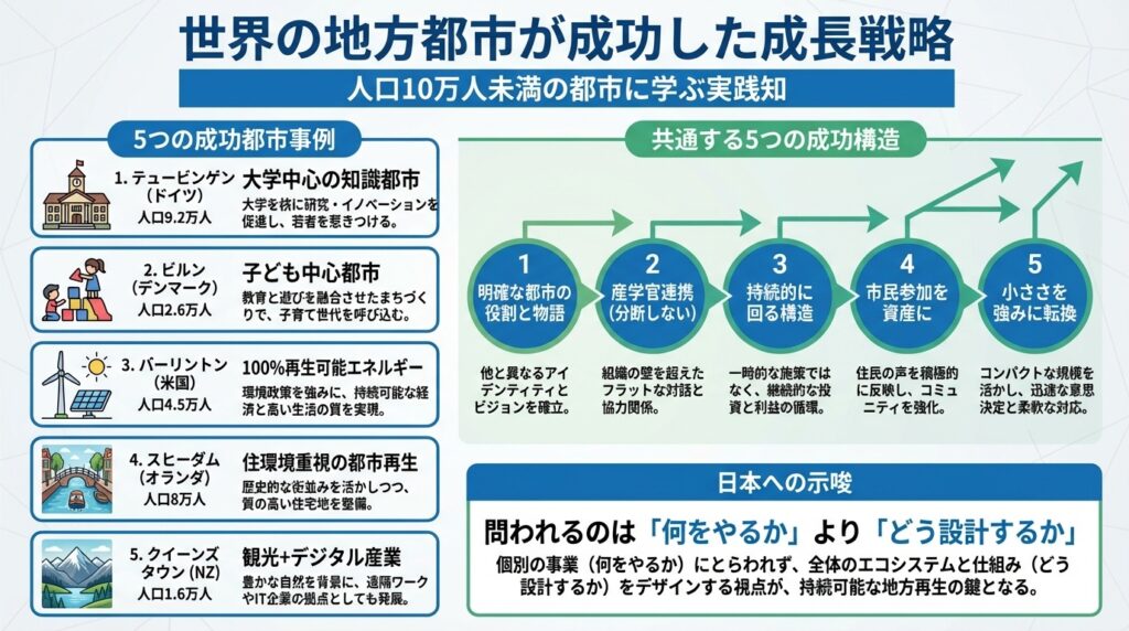 世界の小規模都市の成長戦略と再生アプローチ