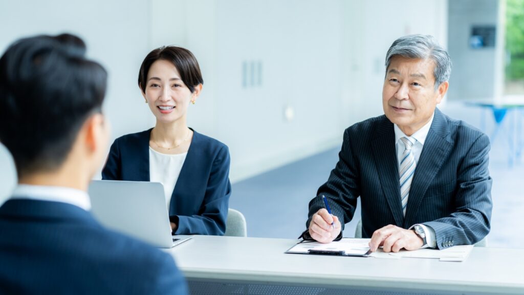 採用面接の様子