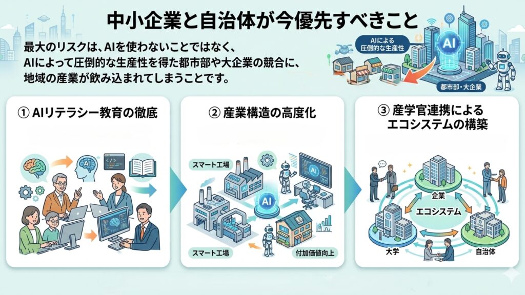 中小企業と自治体が今優先すべきこと