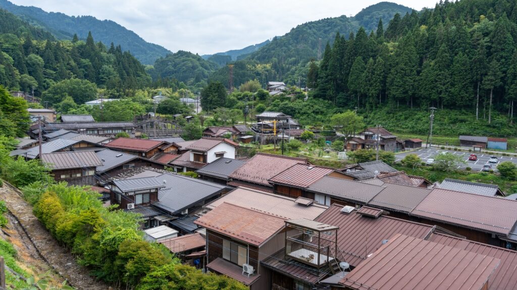 中山道にある村