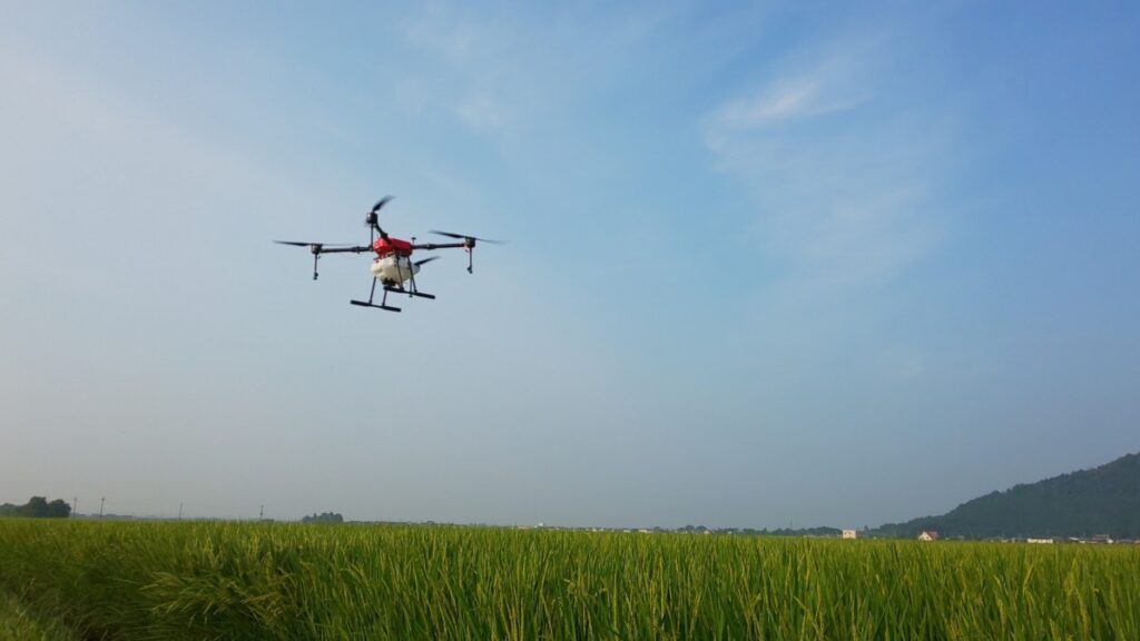ドローンによる農薬散布