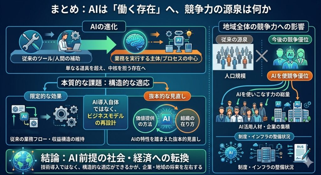 AI時代における本質的な課題は技術導入ではなく、構造的な適応